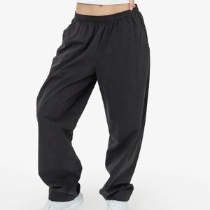 🗡 COTTON POPLIN WIDE LEG PANT